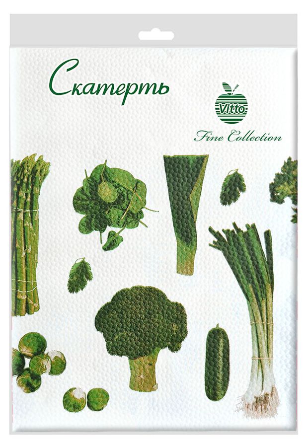 Скатерть одноразовая бумажная Vitto Nature, 120х150 см