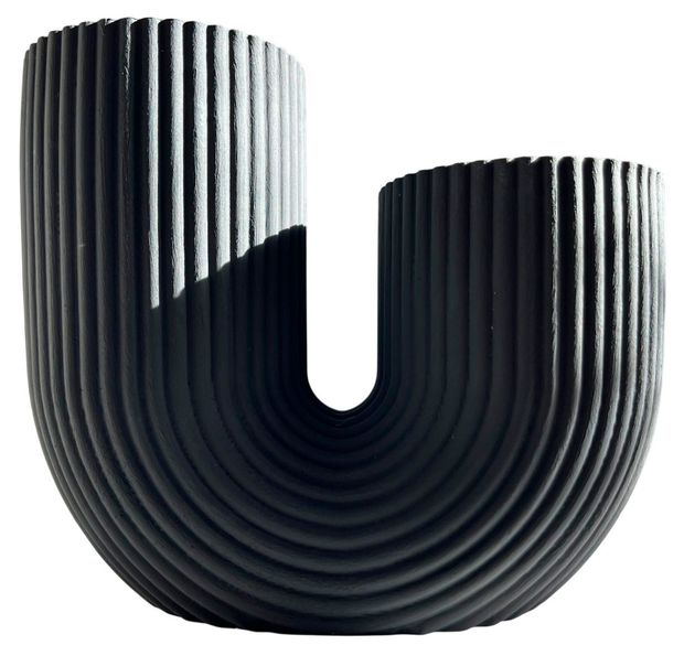 Подсвечник Kukina Raffinata для 2-х свечей серый, 1 шт