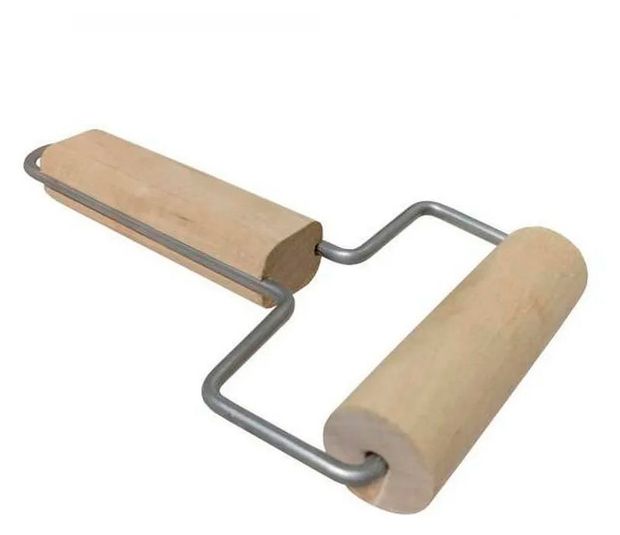Скалка-ролик для теста, 19,5х12х3 см