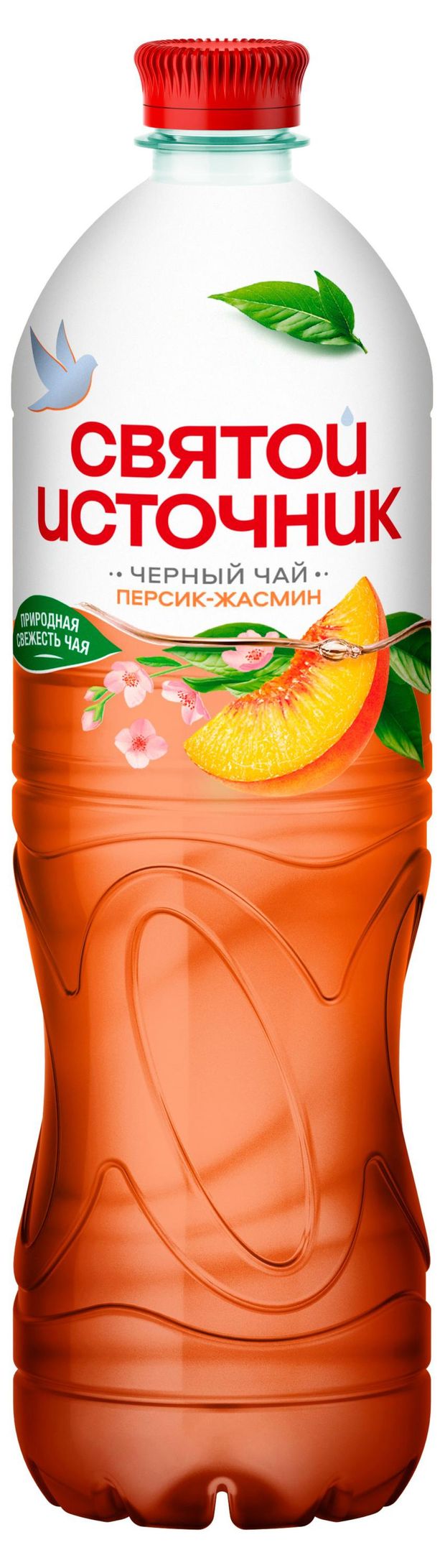 Чай черный Святой Источник с персиком и жасмином, 1 л