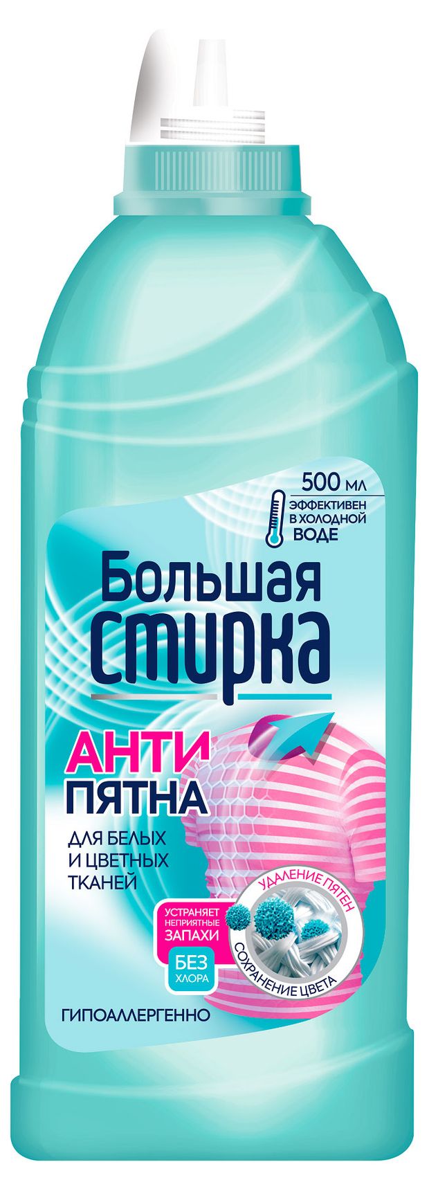 Пятновыводитель Большая Стирка 500 г 215₽