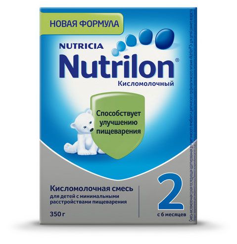 Смесь сухая кисломолочная Nutrilon 2 с 6 мес. БЗМЖ, 350 г