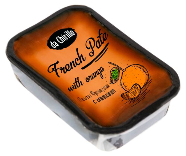 Паштет из куриной печени da Chirillo Французский с апельсином 200 г 189₽