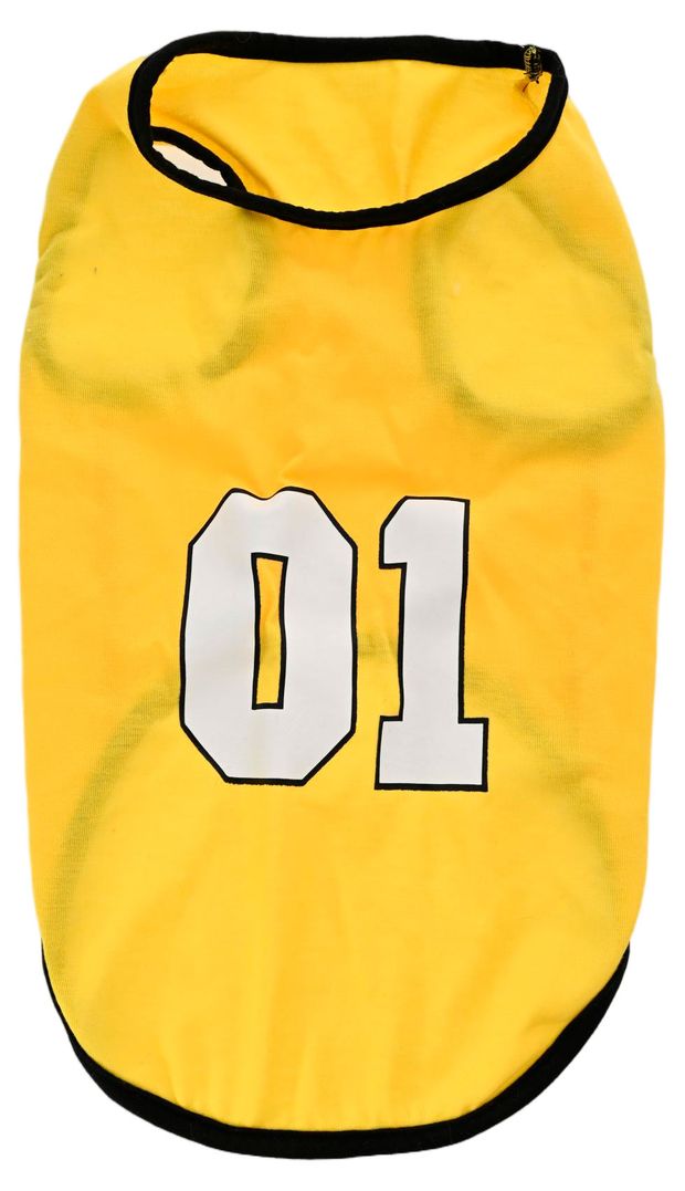 Майка для собак желтая