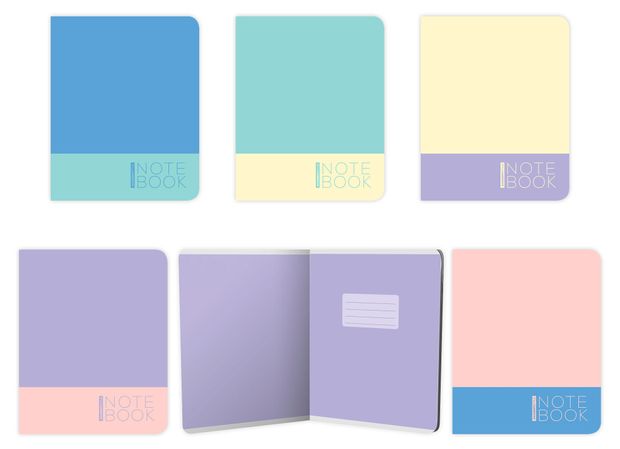 Тетрадь Academy Style в клетку А5 48 л, 1 шт в ассортименте