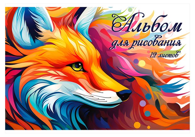 Альбом для рисования Academy Style Яркая лиса А4 12 л 50₽