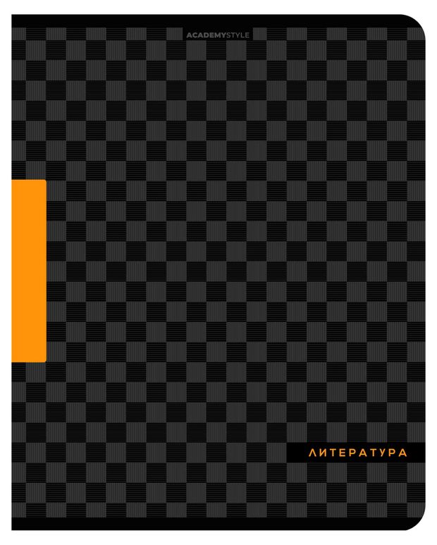 Тетрадь предметная Academy Style Шахматка Литература в линейку А5 48 л 70₽