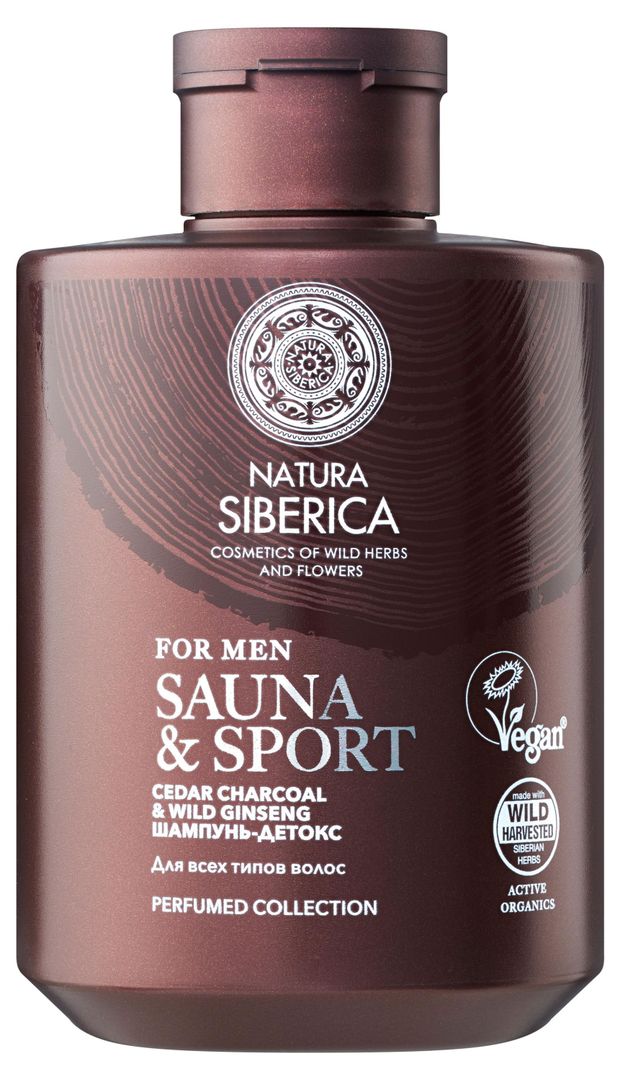 Шампунь-детокс для волос Natura Siberica Sauna & Sport for Men, 300 мл