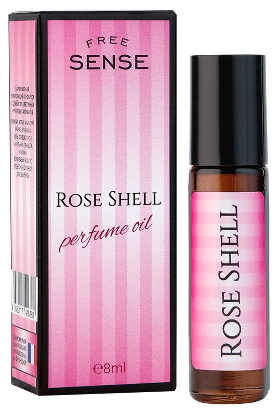 Масло парфюмированное для женщин Free Sense Rose Shell, 8 мл