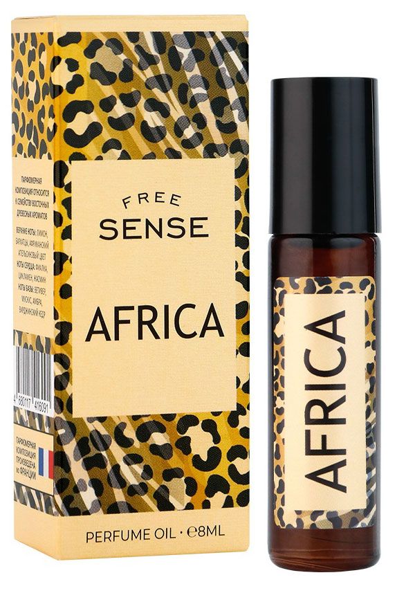 Масло парфюмированное для женщин Free Sense Africa, 8 мл