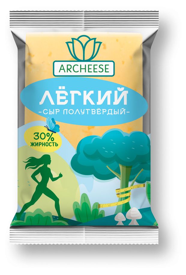 Сыр полутвердый Archeese легкий 30% БЗМЖ, 200 г