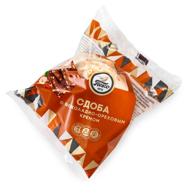 Сдоба ПЕКО с шоколадно-ореховым кремом 80 г 70₽