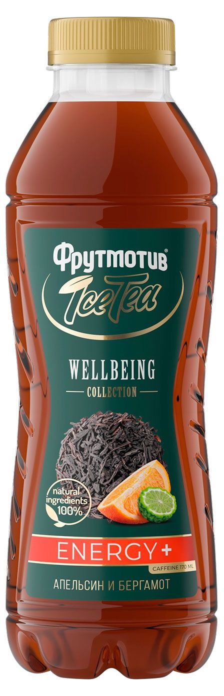 Чай черный Фрутмотив Icetea апельсин и бергамот, 500 мл