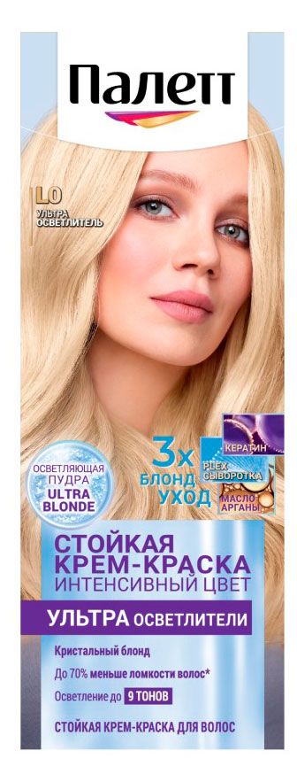 Крем-краска для волос Palette Ультра осветлитель тон L0 250₽