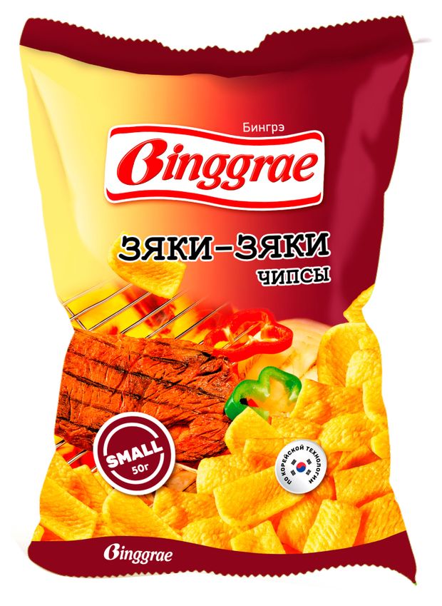 Чипсы Binggrae Зяки-зяки, 50 г