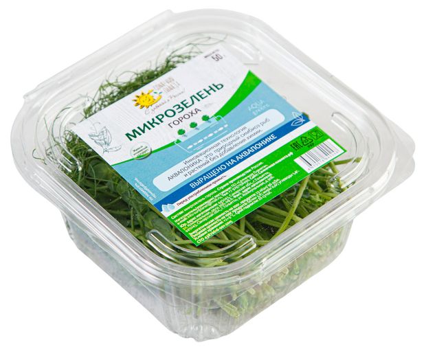 Микрозелень гороха Солнечная Планета, 50 г