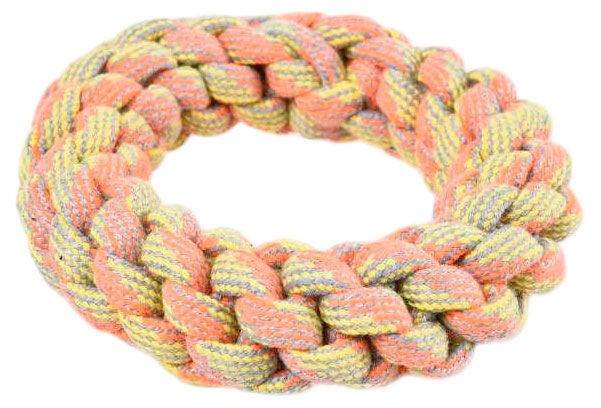 Игрушка для собак АШАН Красная птица Кольцо плетенное 16 см 320₽