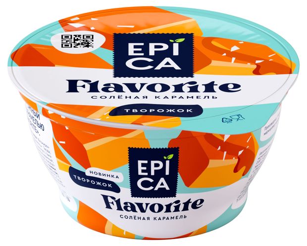 Десерт творожный EPICA соленая карамель 7,6%, 130 г
