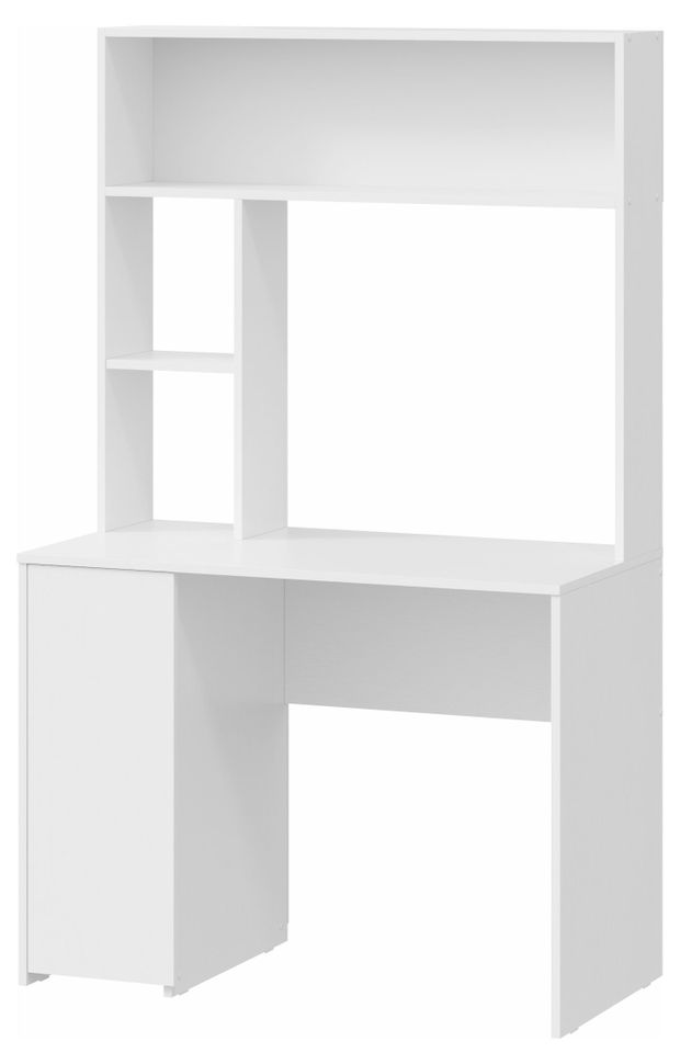 Стол компьютерный белый, 100х51,3х165 см