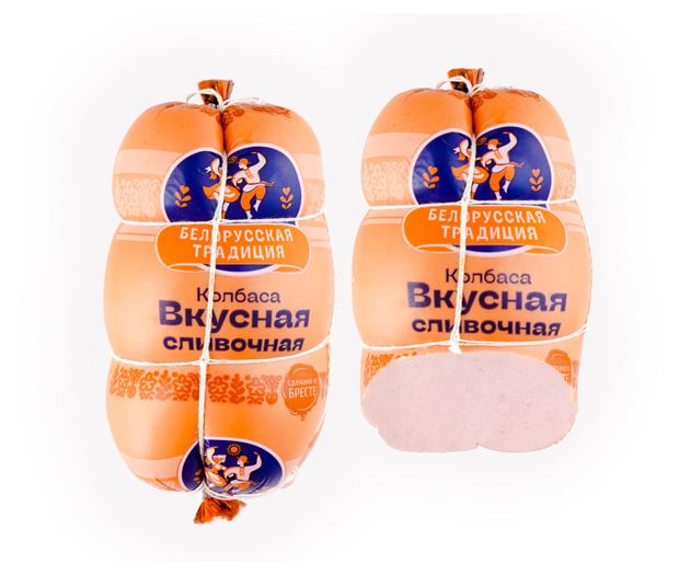 Колбаса вареная Белорусская традиция Вкусная сливочная, 500 г