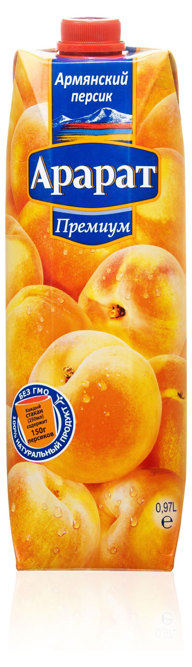 Нектар ARARAT Premium персик, 0,97 л