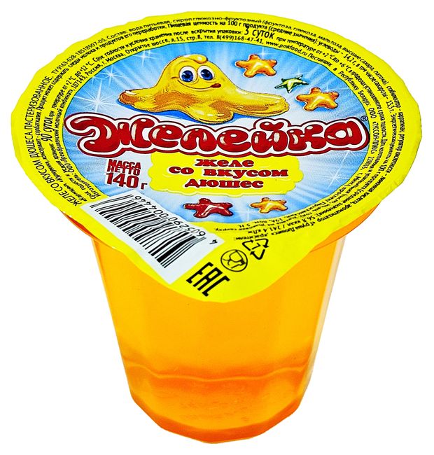 Желе Желейка со вкусом дюшес, 140 г