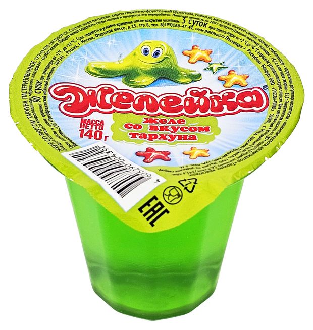 Желе Желейка со вкусом тархун, 140 г