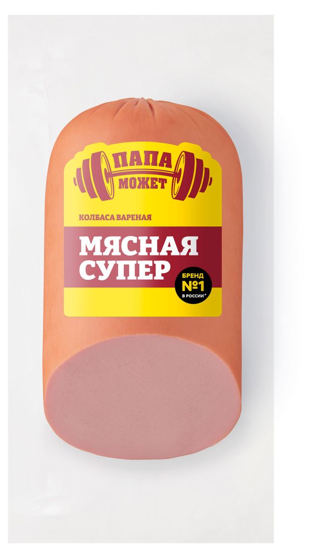 Колбаса вареная Папа Может Мясная супер 400 г 167₽