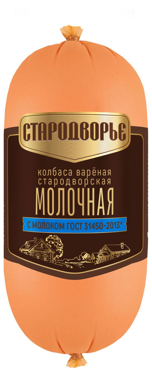 Колбаса вареная Стародворье Молочная с молоком 400 г 160₽