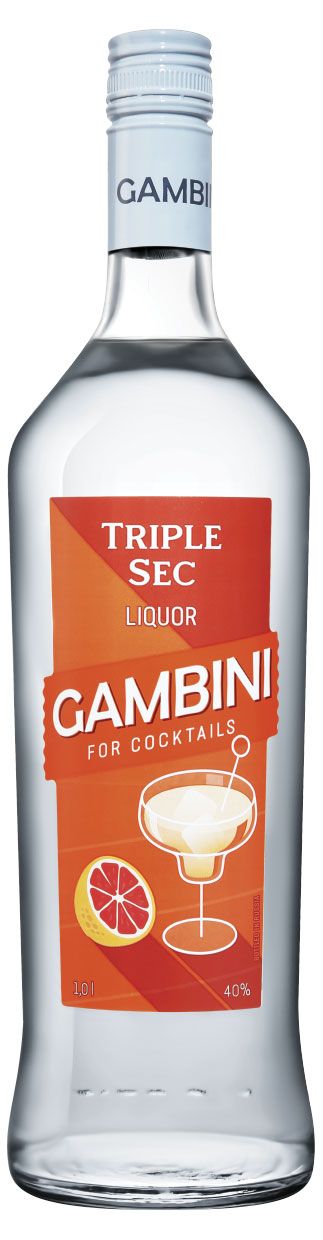 Ликер крепкий Gambini Triple Sec Россия, 0,7 л
