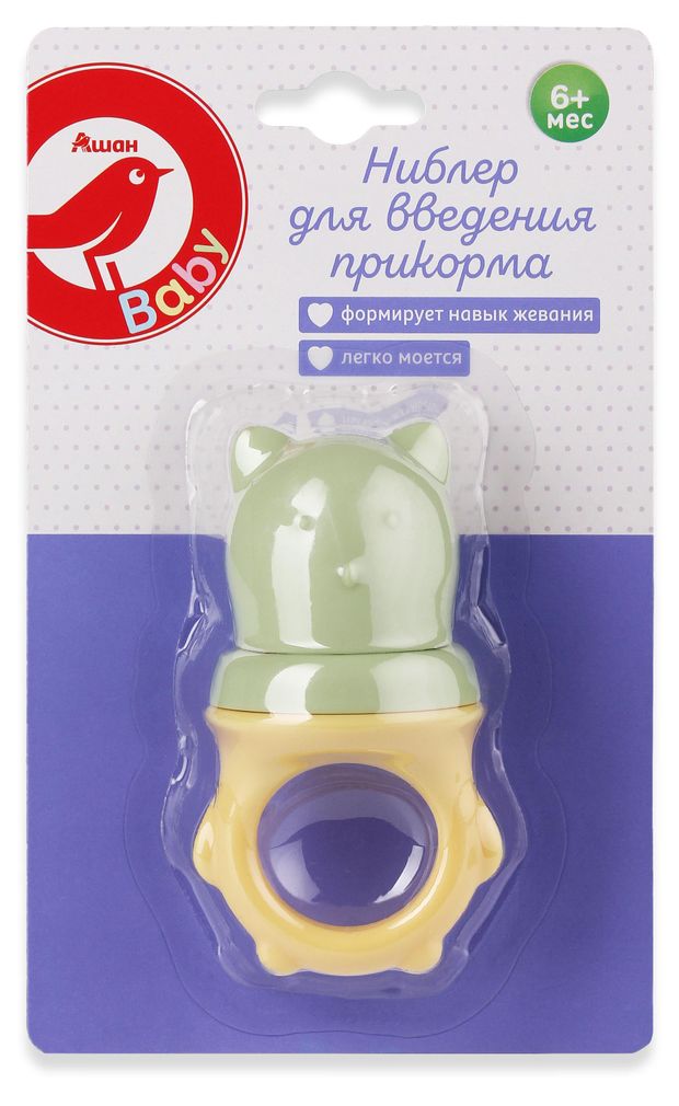 Ниблер для введения прикорма АШАН Красная птица Baby с 6 мес 170₽