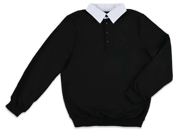 Джемпер для мальчика КАЛИНКА черно-белый