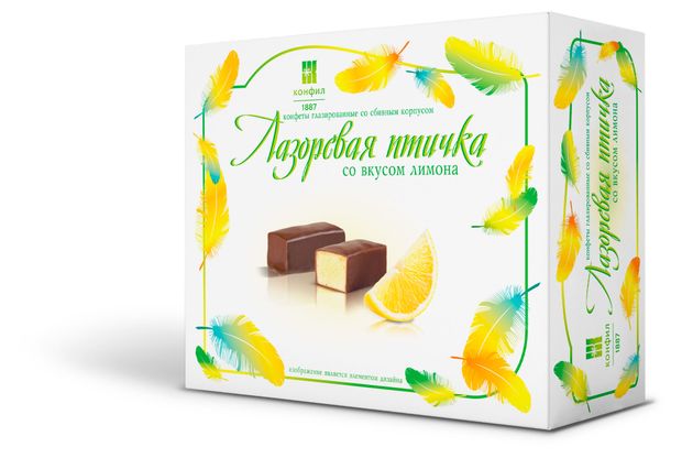 Конфеты Конфил Лазоревая птичка со вкусом лимона, 500 г