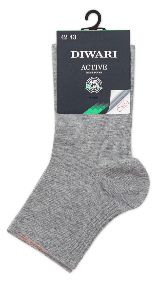 Носки мужские DIWARI Active серые, р.27