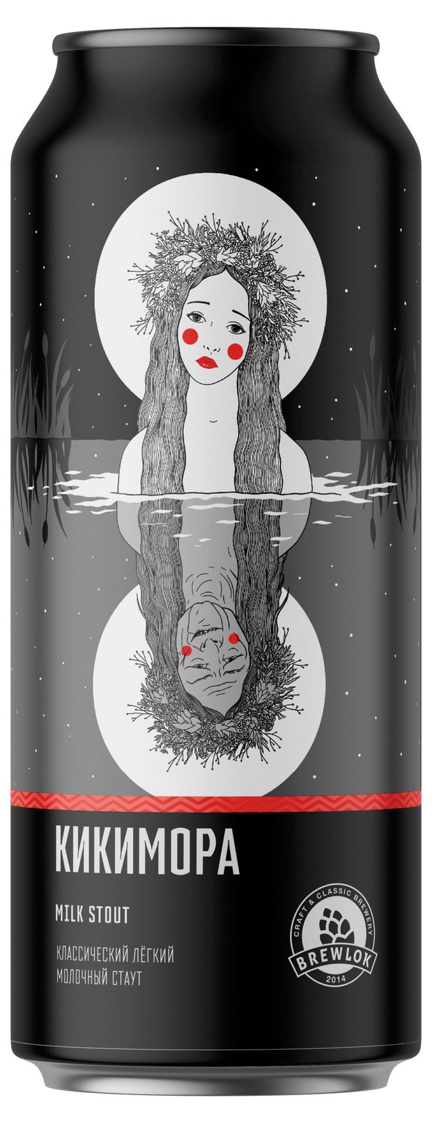 Напиток пивной Brewlok Кикимора неосветленный нефильтрованный, 0,45 л