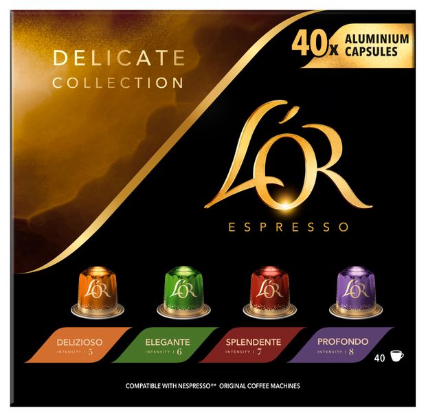   Ашан Кофе в капсулах молотый L'OR Espresso натуральный жареный 40 капсул, 208 г
