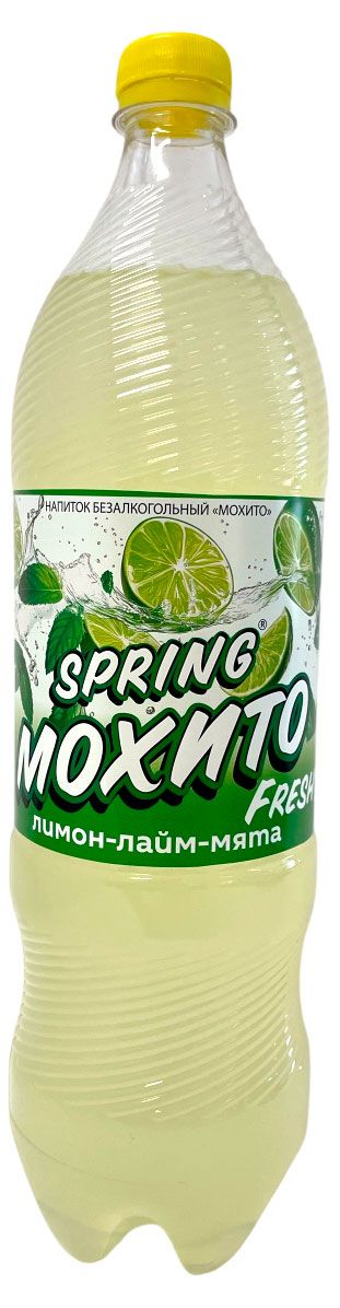 Напиток газированный Spring Мохито лимон лайм мята, 1,5 л