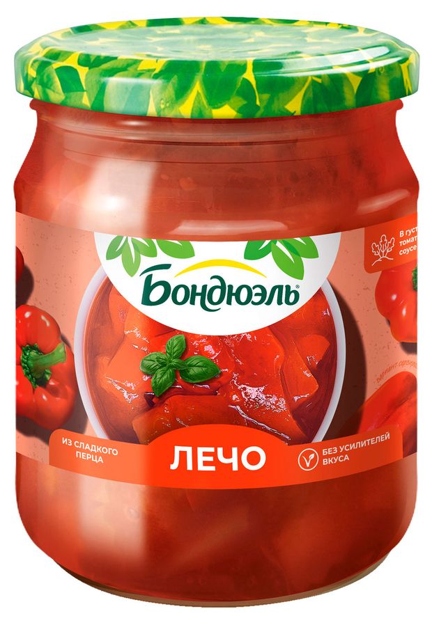 Лечо Бондюэль консервированное 530 г 230₽