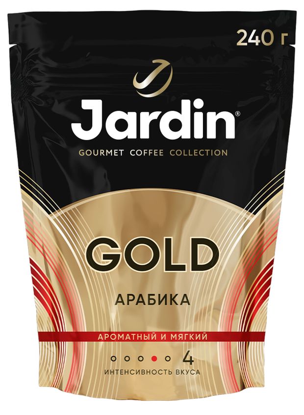   Ашан Кофе растворимый Jardin Gold, 240 г