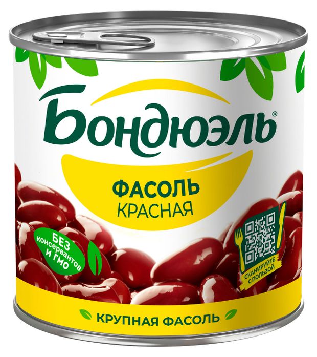 Бакалея Фасоль красная Бондюэль, 400 г