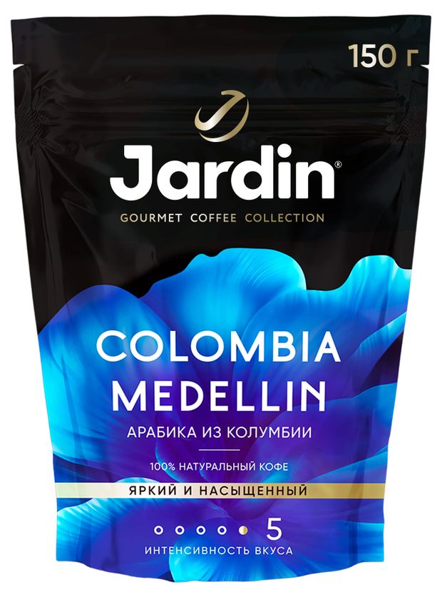   Ашан Кофе растворимый Jardin Colombia Medellin сублимированный, 150 г