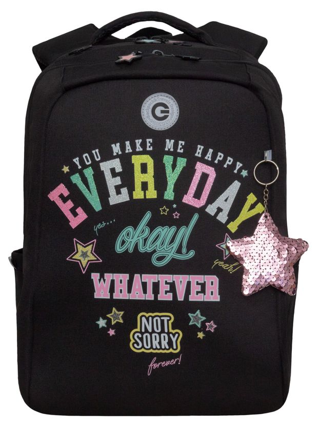 Рюкзак школьный для девочки Grizzly 1417 л 3300₽