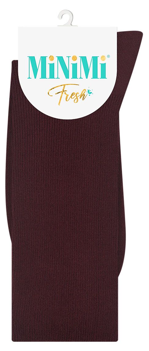 Носки женские MINIMI FRESH 4103 высокая резинка Bordo, р 39-41