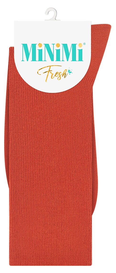 Носки женские MINIMI FRESH 4103 высокая резинка Terracotta, р 39-41
