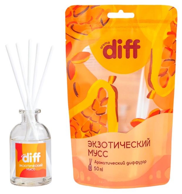 Диффузор ароматический DIFF Экзотический мусс, 50 мл