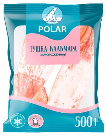 Кальмар замороженный POLAR тушка неочищенный 500 г 350₽