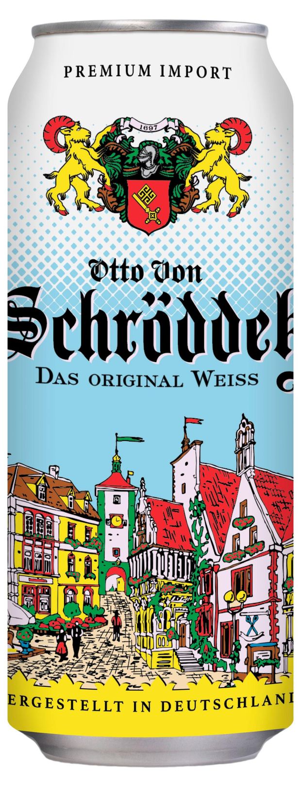 Пивной напиток светлый Otto von Schrodder 5%, 0,5 л