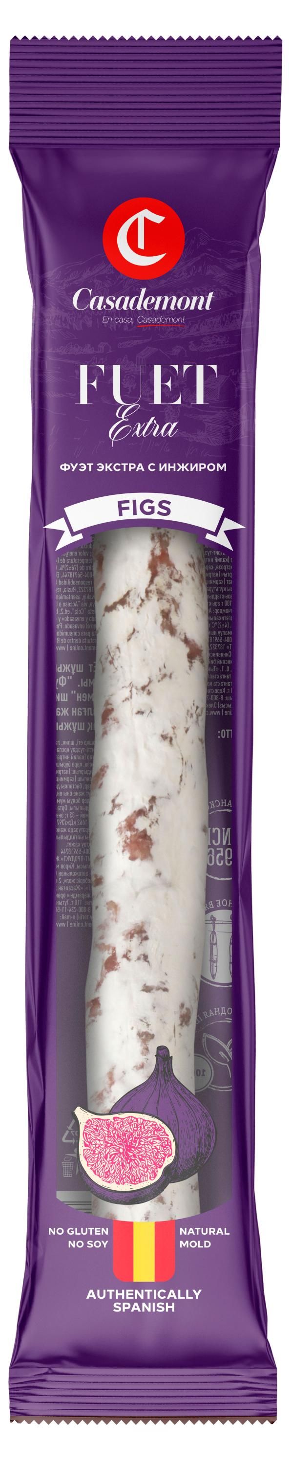 Колбаса сыровяленая Casademont Fuet Extra с инжиром 110 г 430₽