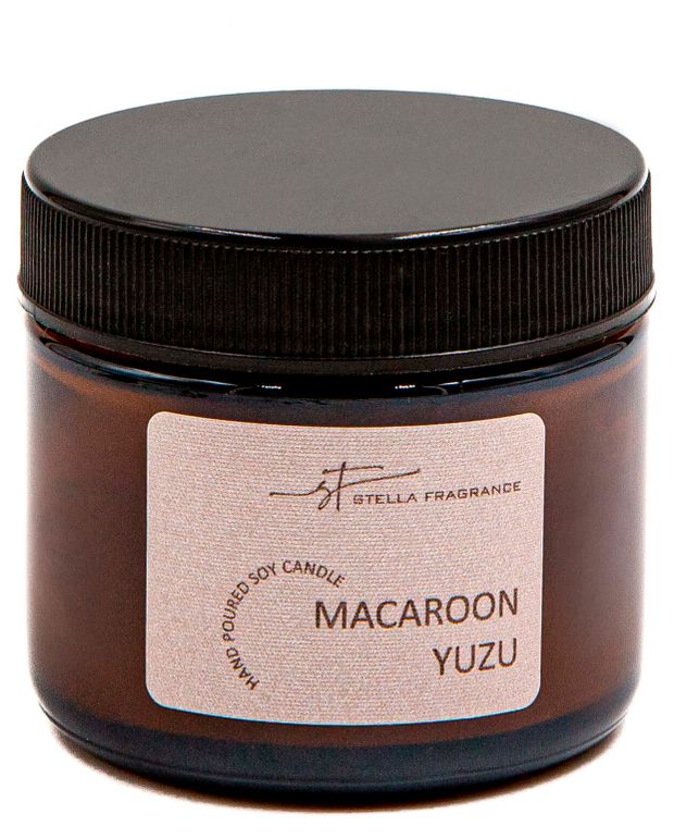 Свеча ароматическая Stella Fragrance Macaroon yuzu, 50 г