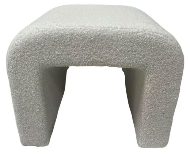 Пуф Teddy белый, 51x41x43 см